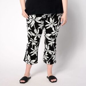 Belle by Kim Gravel Palm Flare Crop Pant